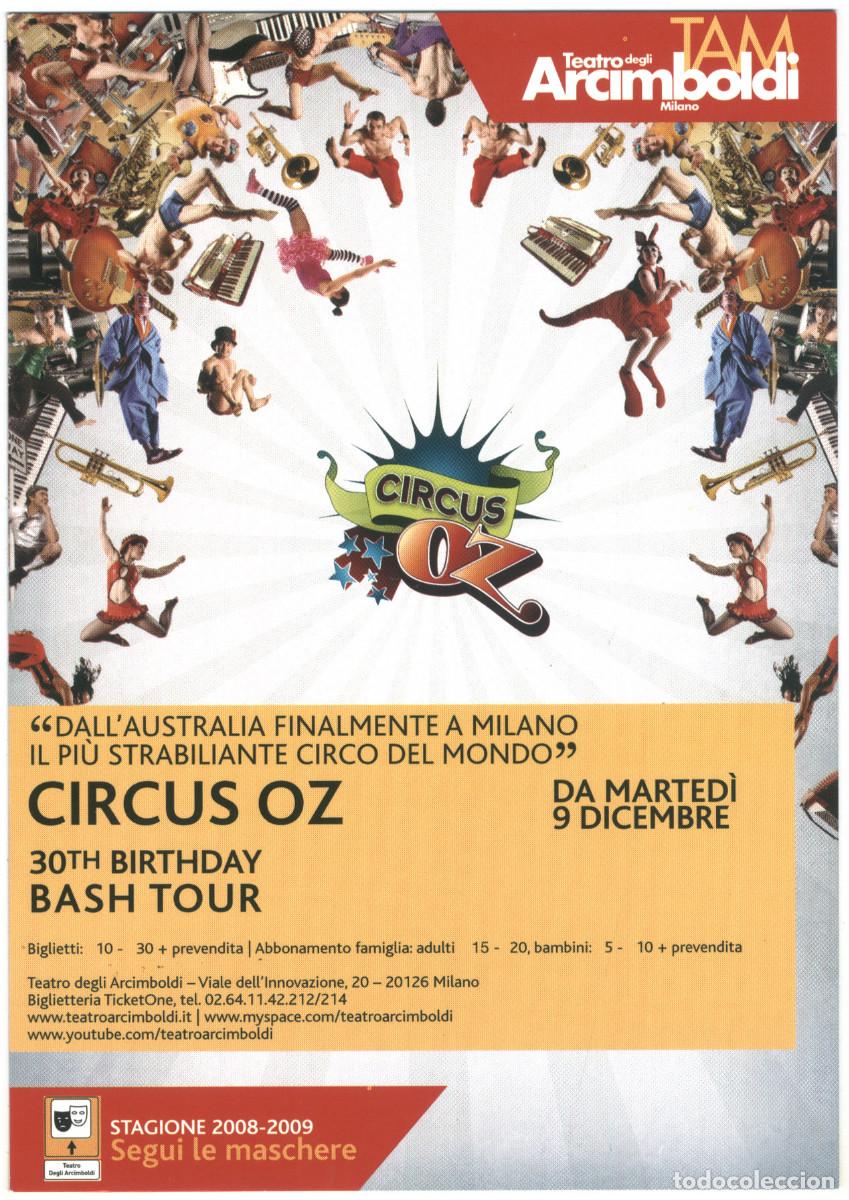 Postcards: Circus Oz. Dall' Australia il pi&ugrave; Strabiliante Circo del Mondo (Teatro degli Arcimboldi)