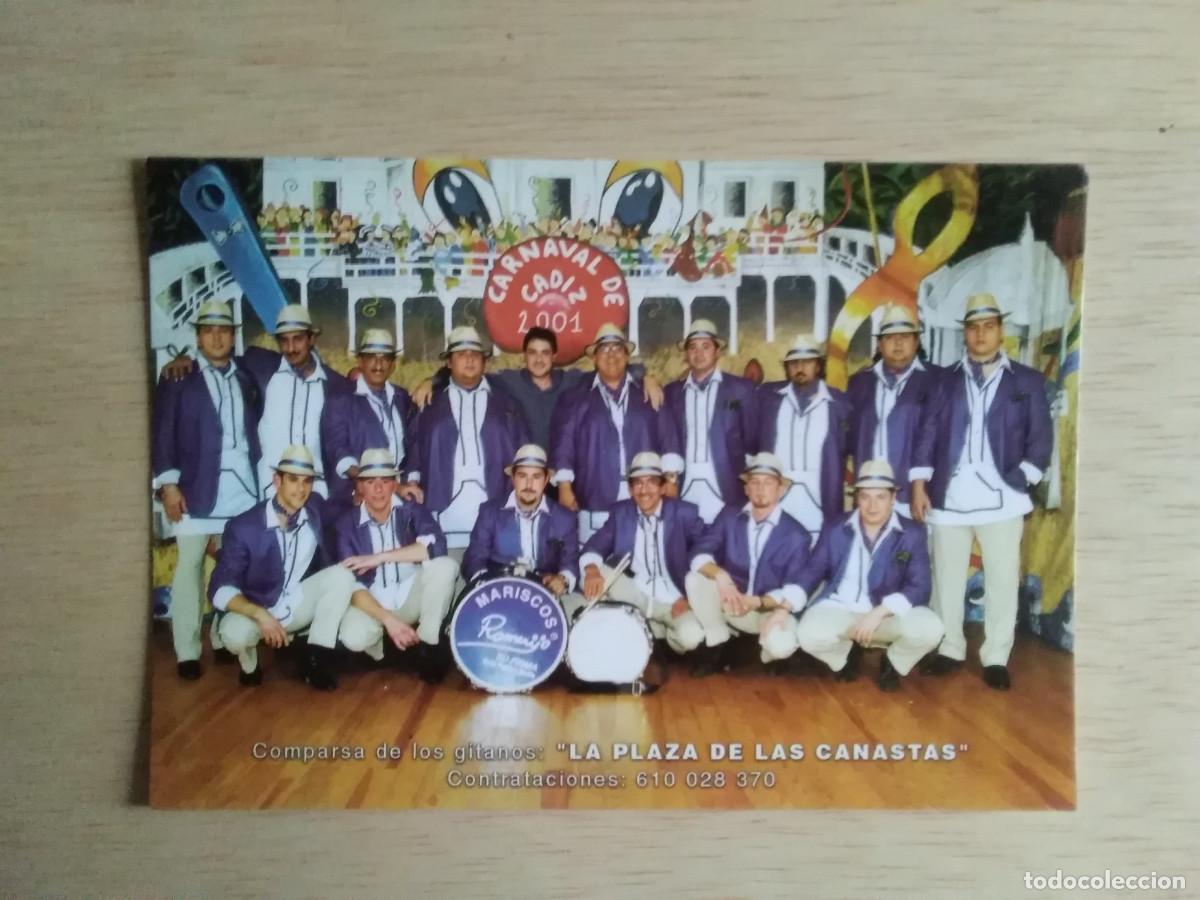 Postales: POSTAL COMPARSA DE LOS GITANOS CARNAVAL DE CADIZ 2001