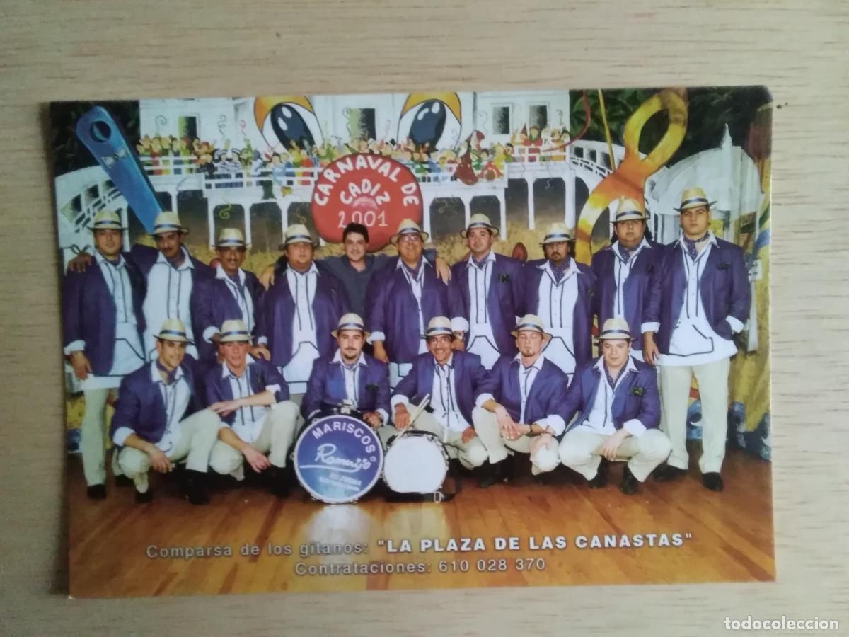Postales: POSTAL COMPARSA DE LOS GITANOS CARNAVAL DE CADIZ 2001