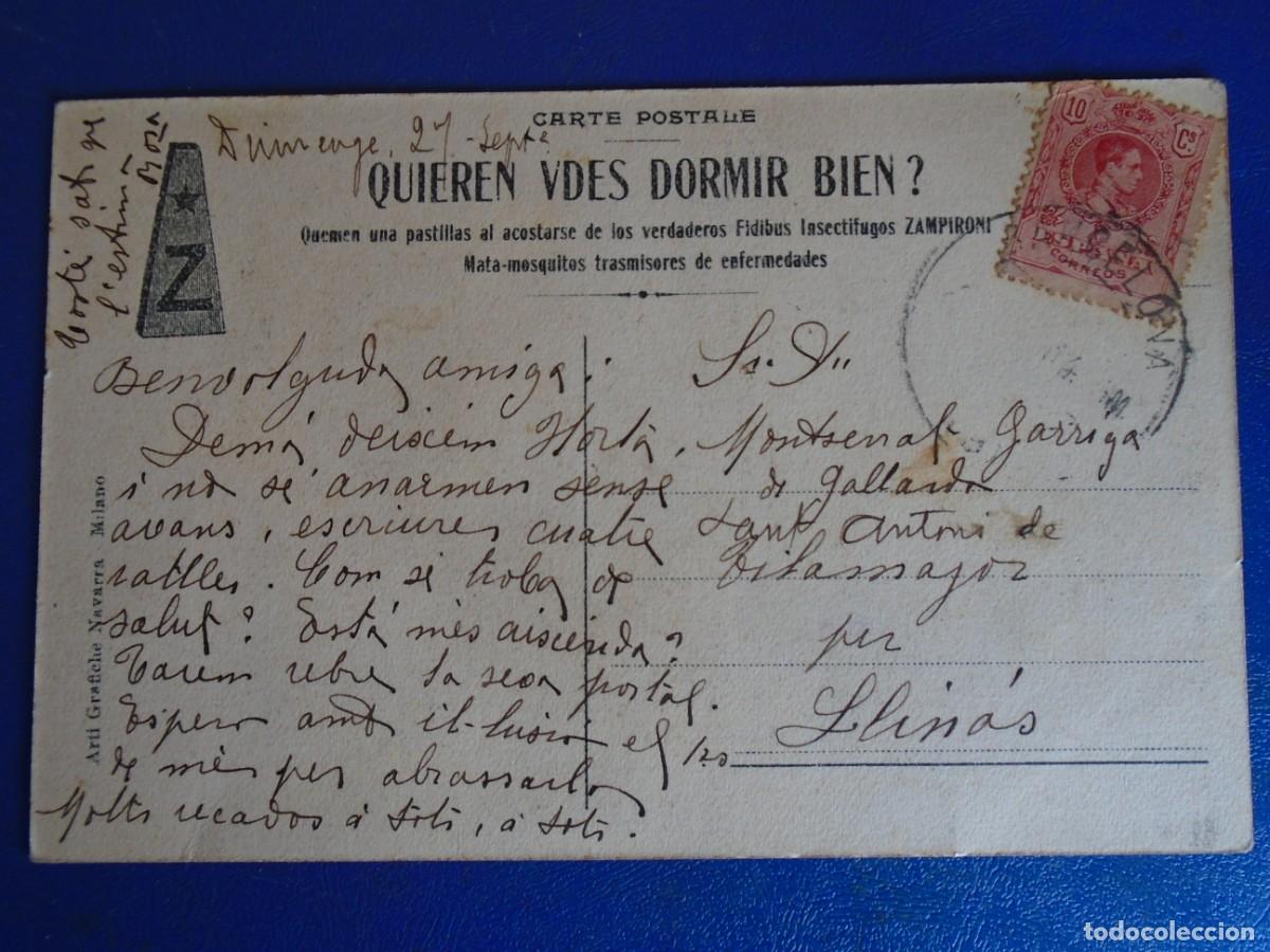 Postcards: (PS-71277)POSTAL PUBLICITARIA PASTILLAS PARA DORMIR