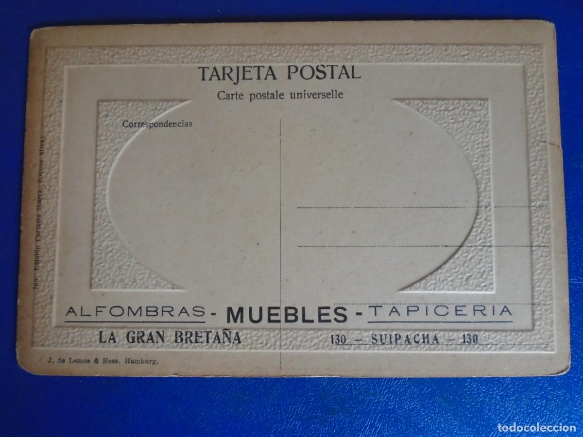 Cartes Postales: (PS-71288)POSTAL PUBLICITARIA ALFOMBRAS,MUEBLES,TAPICERIA LA GRAN BRETA&Ntilde;A