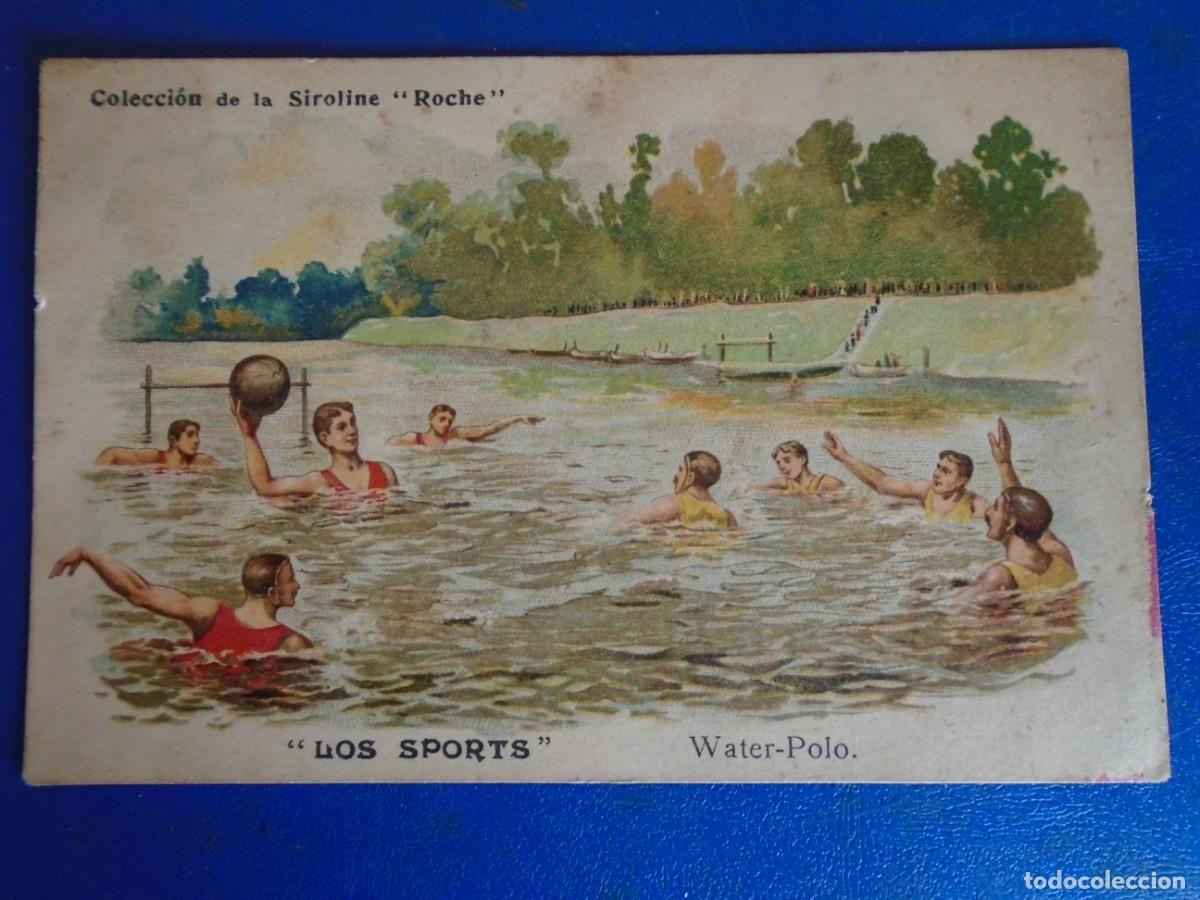 Cartes Postales: (PS-71313)TARJETA PUBLICITARIA LA SIROLINE(ROCHE)-LOS SPORTS WATER-POLO