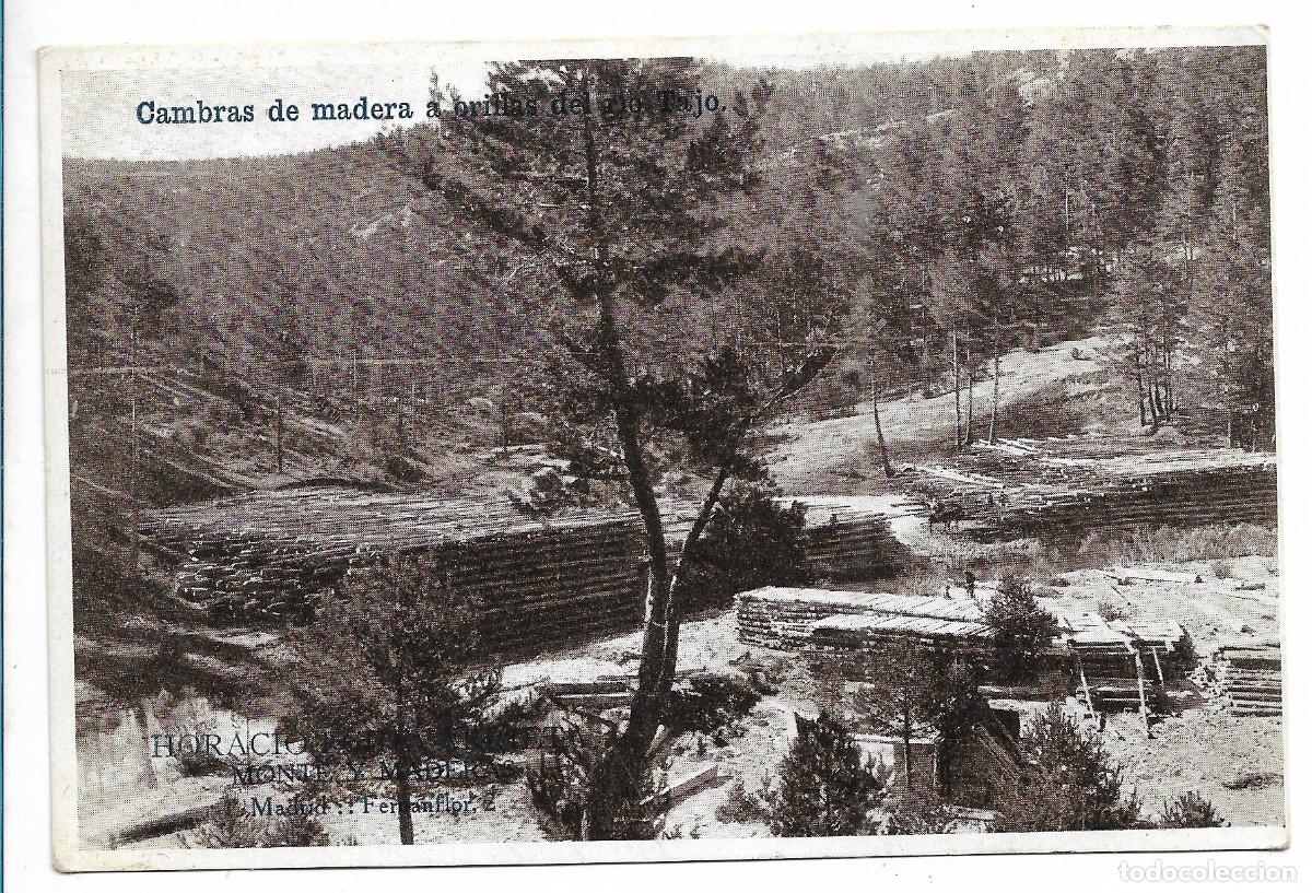 Cartes Postales: Horacio Echevarrieta monte y maderas-Madrid.cambras de madera a orillas del rio Tajo