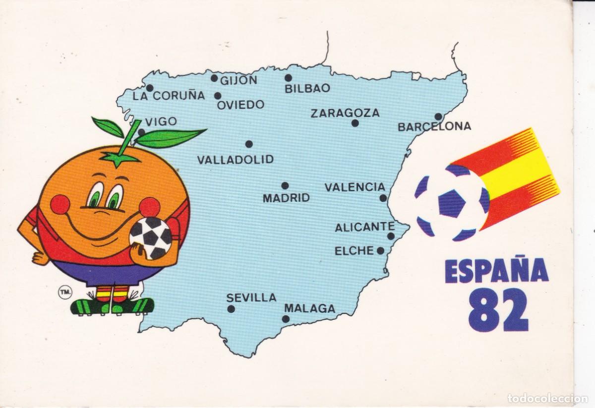 Fotos   El estadio Vicente Calderón en una postal que anunciaba el Mundial de Fútbol España'82. (f. /kerki/world cup  1930 1994 /1982 madrid vicente 1.html