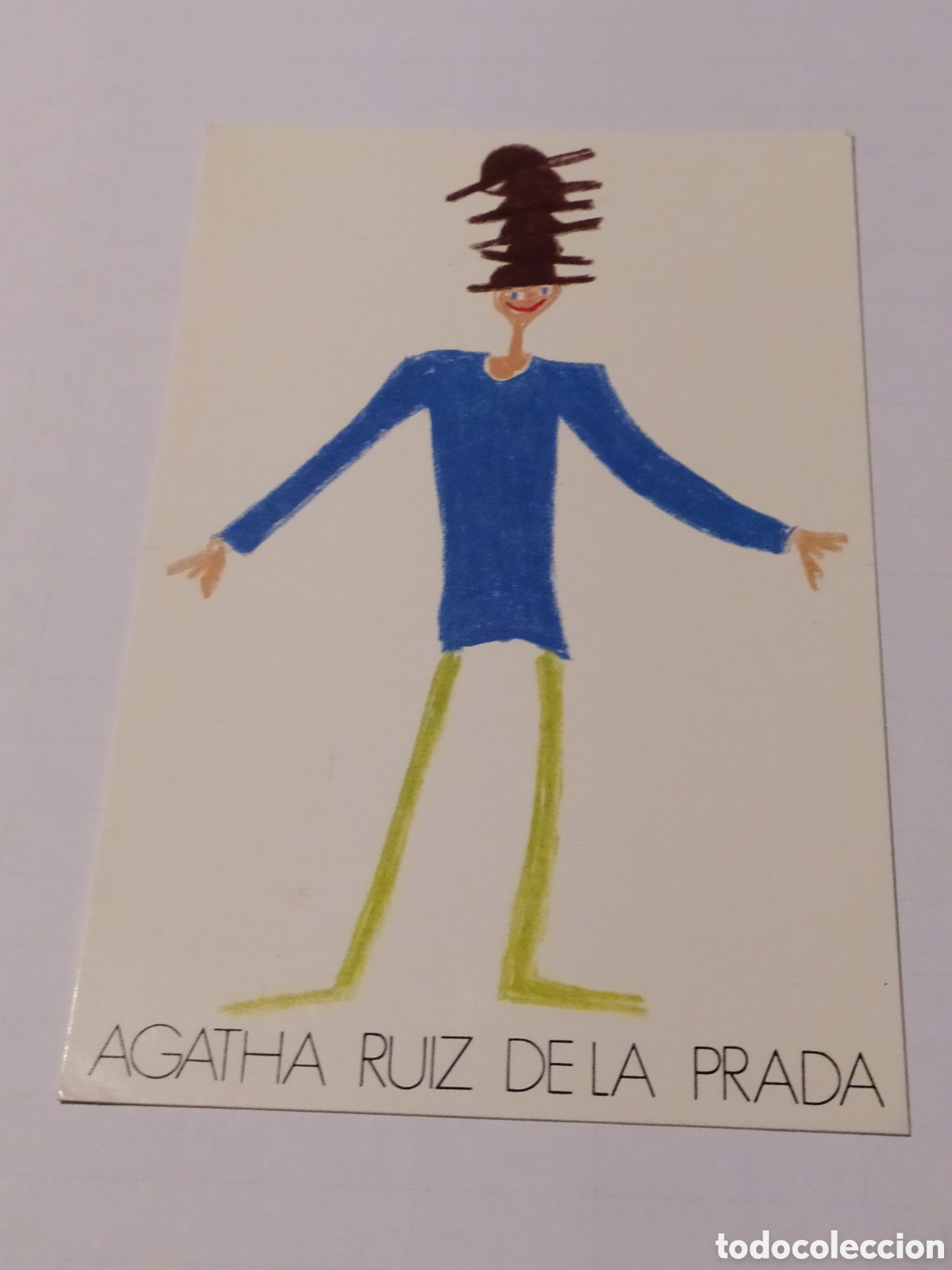 Postales: 4 POSTALES DE AGATHA RUIZ DE LA PRADA - 1989 - Foto 2
