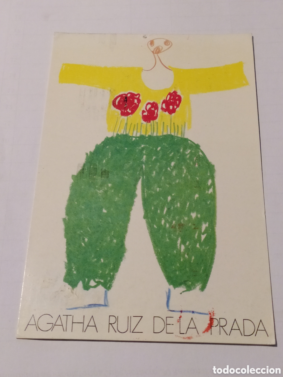 Postales: 4 POSTALES DE AGATHA RUIZ DE LA PRADA - 1989 - Foto 4