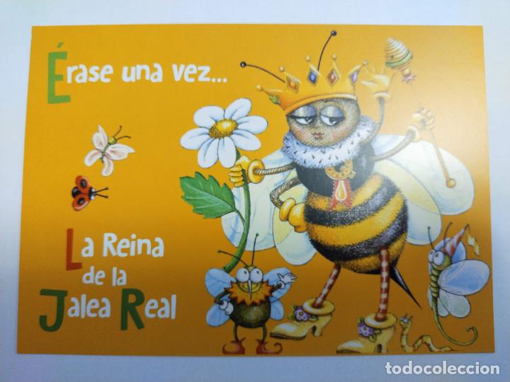 Cartes Postales: ERASE UNA VEZ - LA REINA DE LA JALEA REAL - VITAL PUR - POSTAL PUBLICITARIA DRASANVI