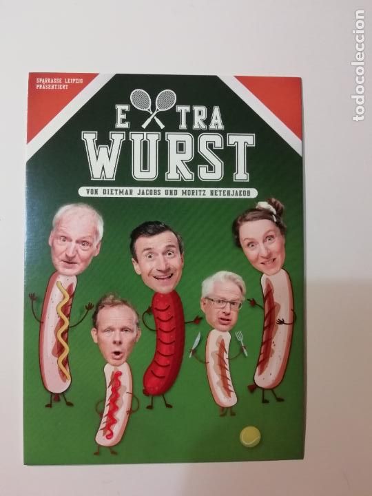 Postkarten: Postal Extrawurst Dietmar Jacobs Moritz Netenjakob Kabarett academixer-Keller Leipzig Teatro Cabaret
