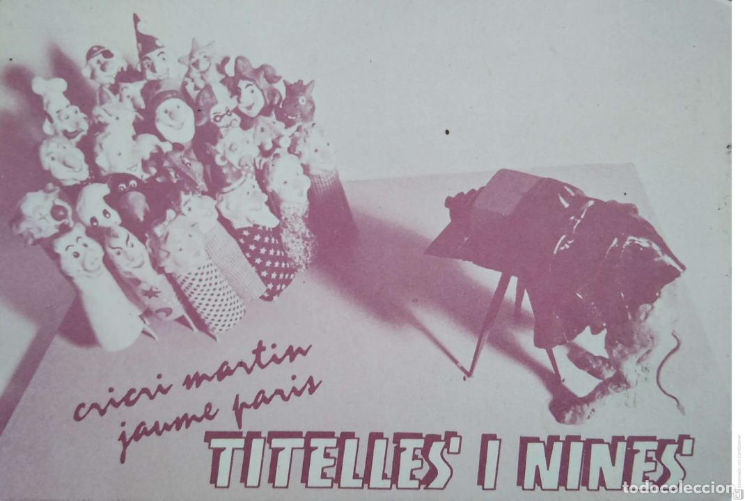 Postales: Titelles Paper Mach&eacute;. Cricri Mart&iacute;n i Jaume Paris. Nueva. Color