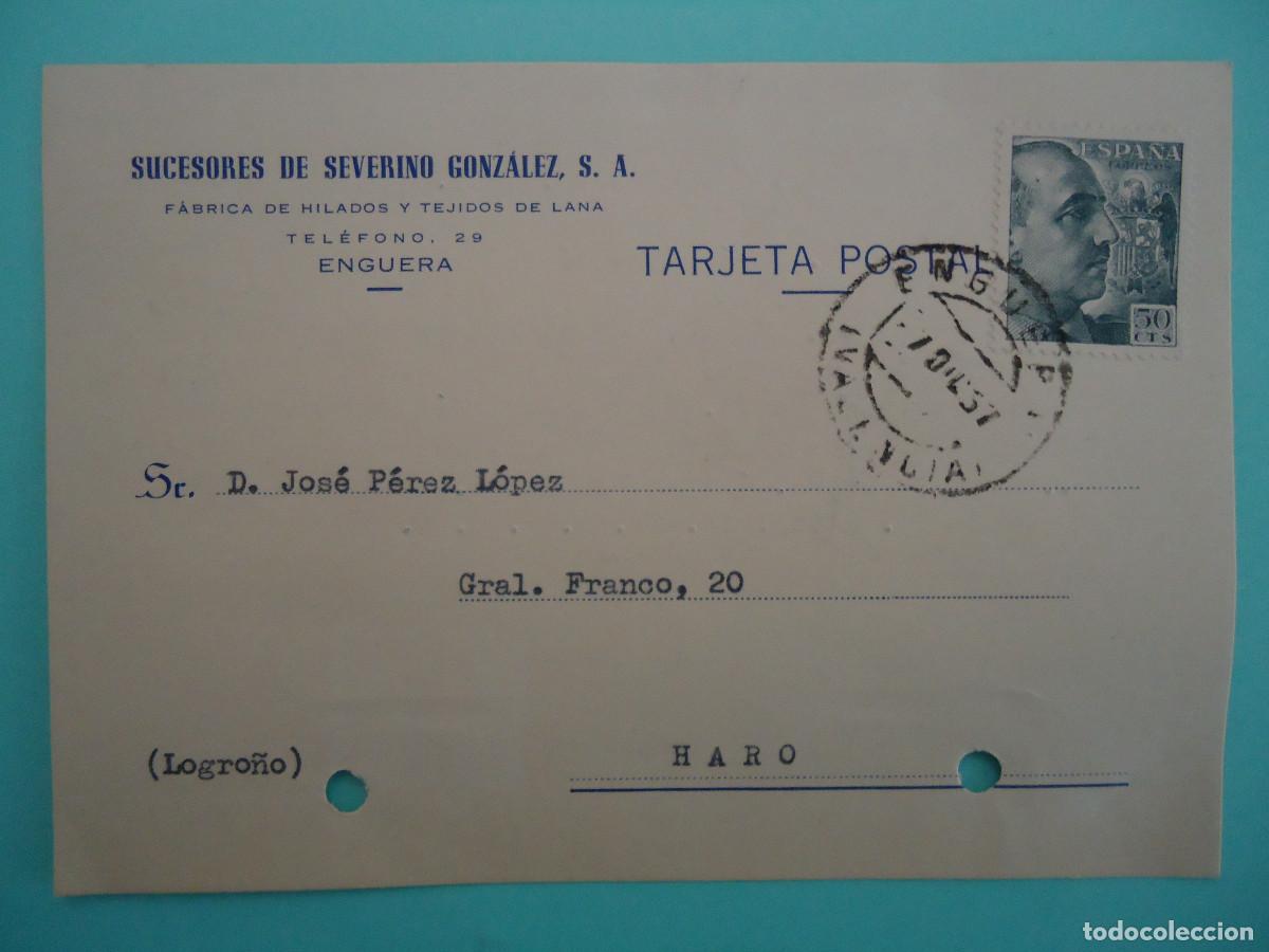 Postais: POSTAL COMERCIAL DE SUCESORES DE SEVERINO GONZALEZ S.A.. FABRICA DE TEJIDOS DE LANA. - PP -7