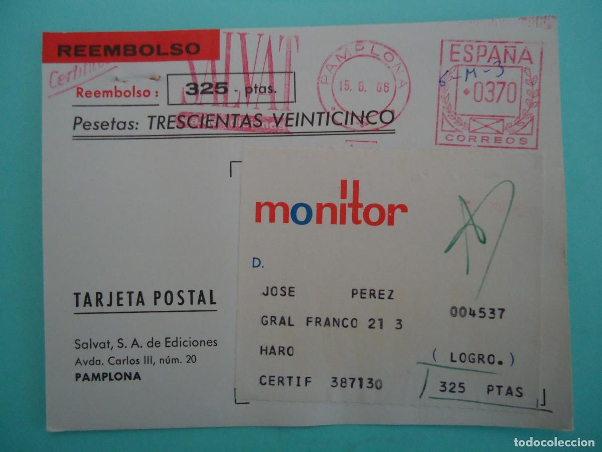 Postais: POSTAL COMERCIAL DE SALVAT S.A. DE PAMPLONA. A&Ntilde;O 1968. -- PP -7