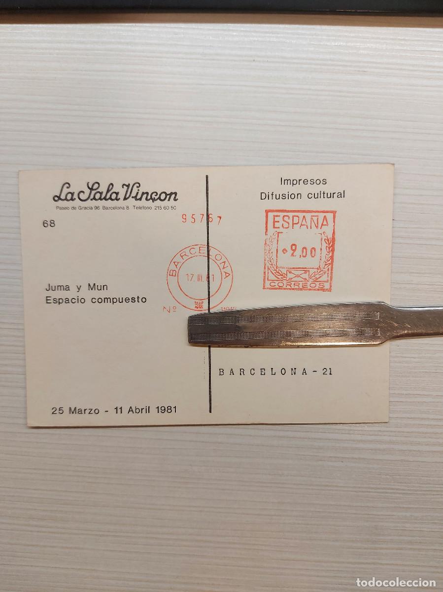 Postales: VIN&Ccedil;ON, POSTAL, N&Uacute;M 68, JUMA Y MUN, ESPACIO COMPUESTO, 1981 - Foto 2