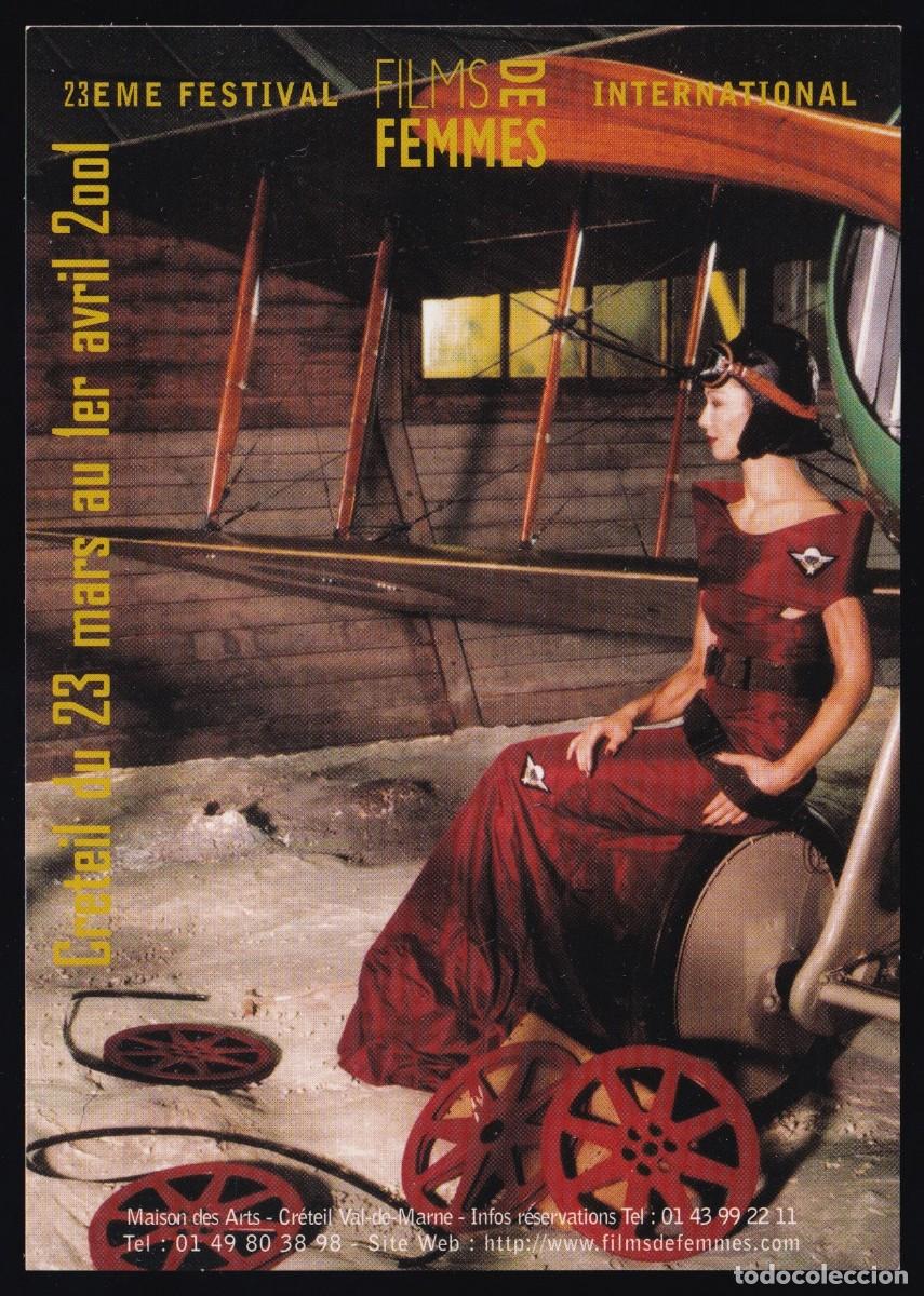 Cartes Postales: Francia-94. Cr&eacute;teil. *23&eacute;me Festival International Films des Femmes 2001* Nueva.