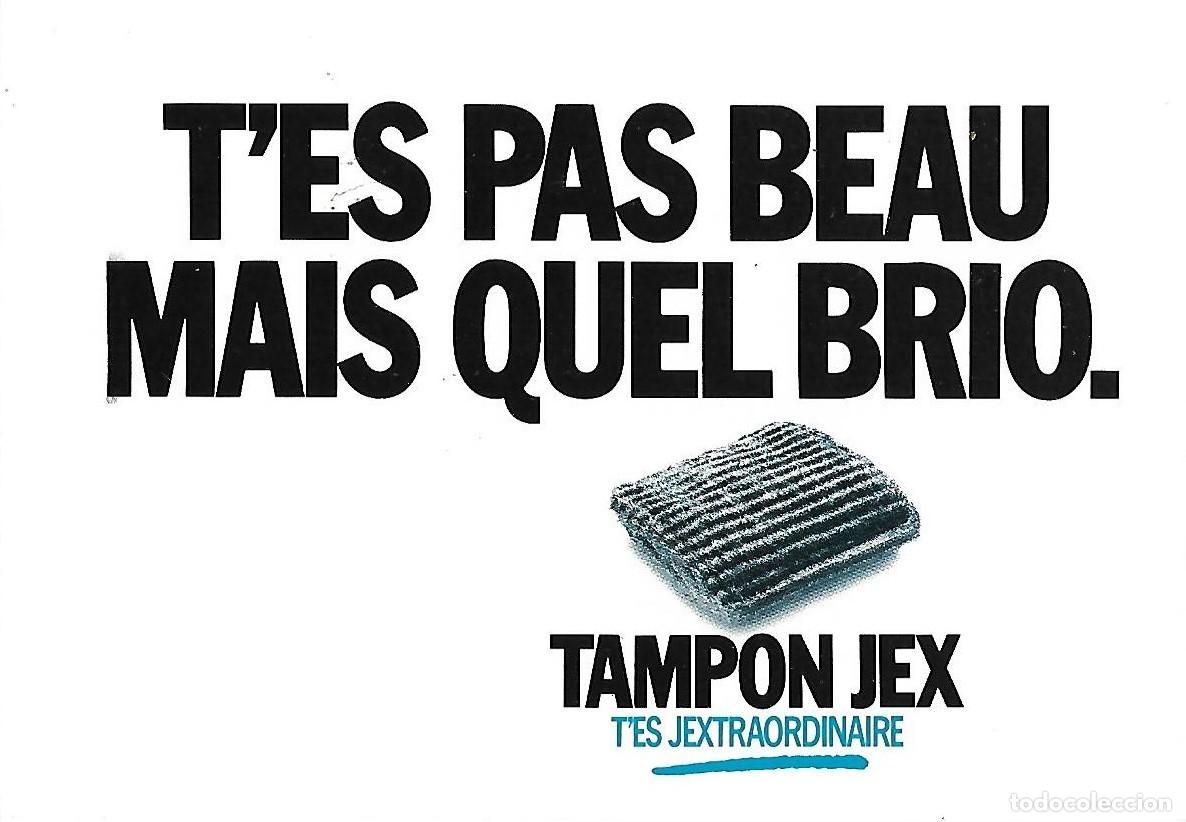 Cartes Postales: Postal publicitaria vintage &rdquo;TAMPON JEX&rdquo;