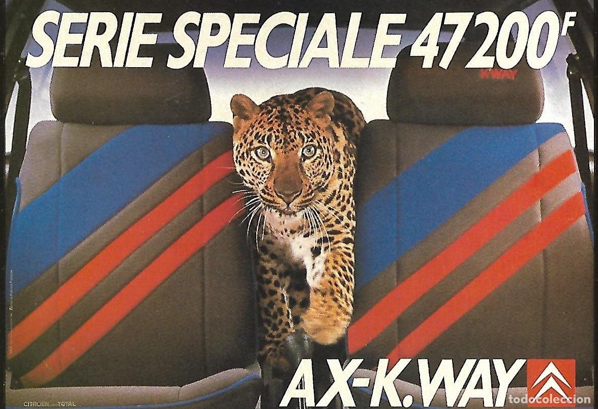 Cartes Postales: Postal publicitaria vintage &rdquo;AX-K.WAY&rdquo; CITROEN