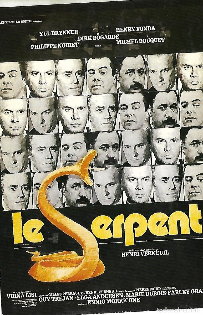 Cartes Postales: Postal publicitaria pelicula &rdquo;LE SERPENT&rdquo;