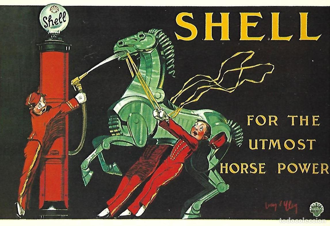 Postales: Postal publicitaria vintage &rdquo;SHELL&rdquo; - Foto 1