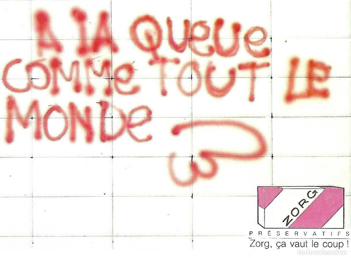 Cartes Postales: Postal publicitaria &rdquo;ZORG&rdquo;