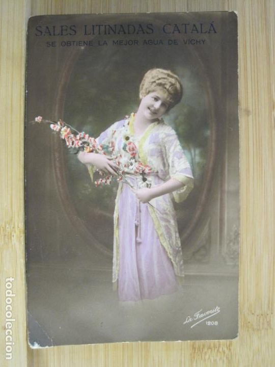 Cartes Postales: SALES LITINADAS CATALA-AGUA DE VICHY-PUBLICIDAD-POSTAL ANTIGUA-(99.541)