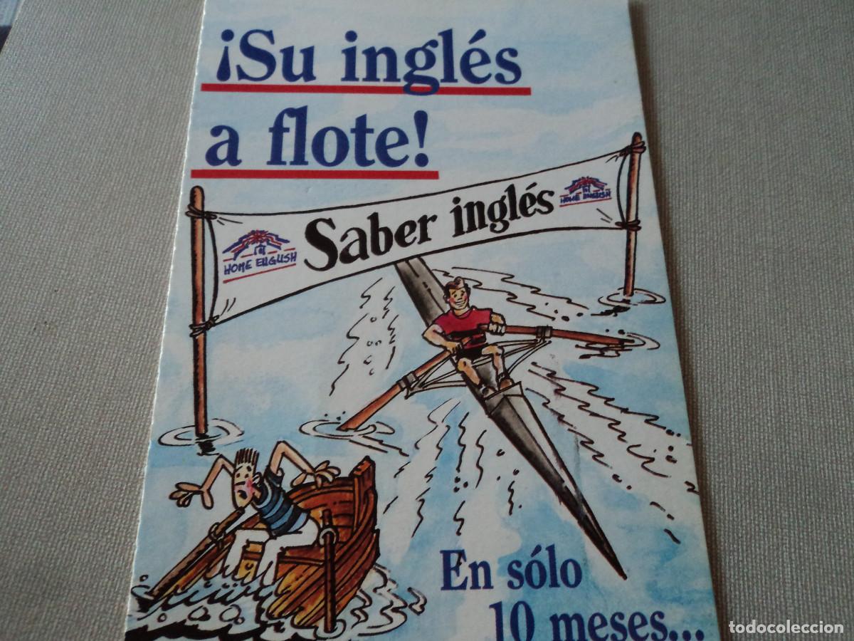 Cartes Postales: *Home English* Respuesta comercial 1981. D&iacute;ptico su ingles a flote