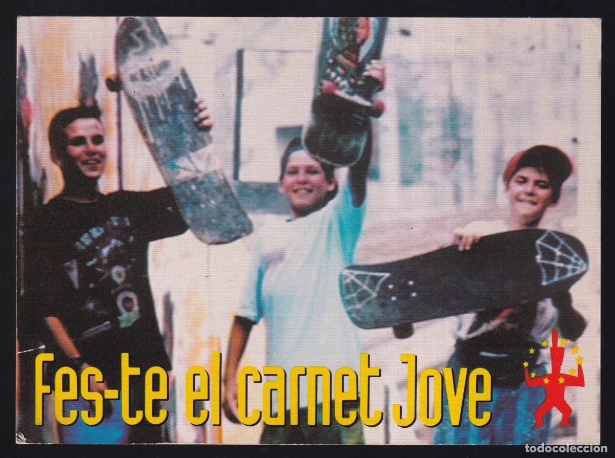 Postkarten: *Carnet Jove - Caixa Laietana* Dep. Legal B. 34263-91. Meds: 102x140 mms. Circulada.