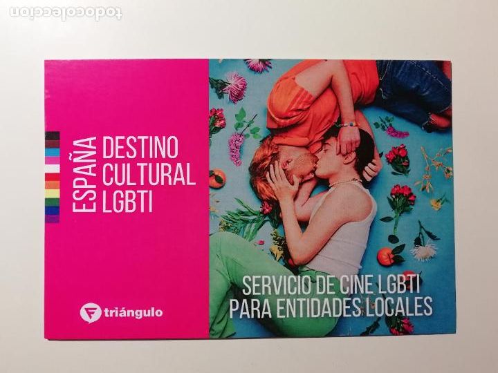 Cartes Postales: Postal Espa&ntilde;a destino cultural LGTBI Servicio Cine para entidades locales Fundaci&oacute;n Tri&aacute;ngulo