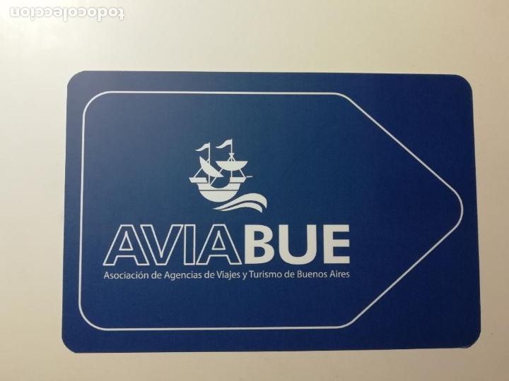 Cartes Postales: Postal AviaBue Asociaci&oacute;n de Agencias de Viaje y Turismo de Buenos Aires Argentina