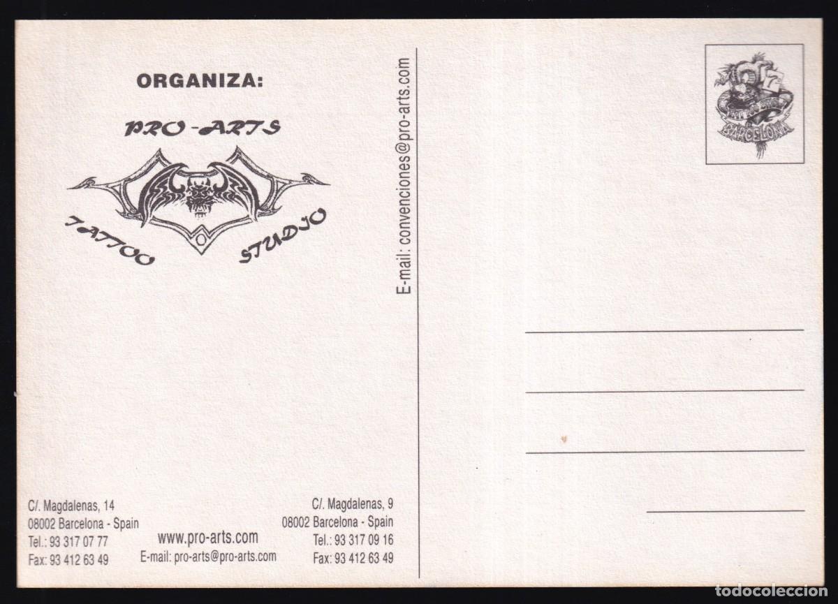 Postales: Barcelona. *Tattoo Show 2002* Nueva. - Foto 2