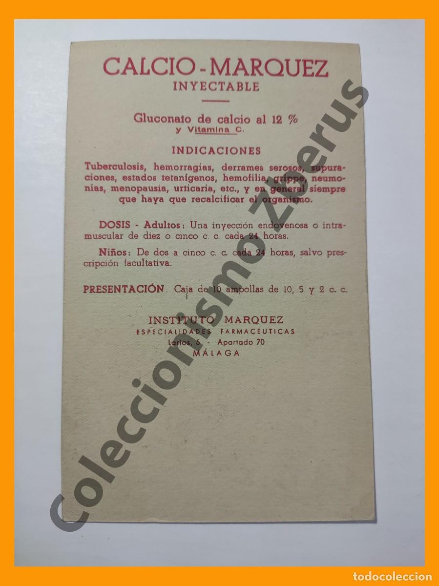 Postales: Calcio Marquez con Vitamina C - Instituto Marquez (M&aacute;laga) - Foto 2