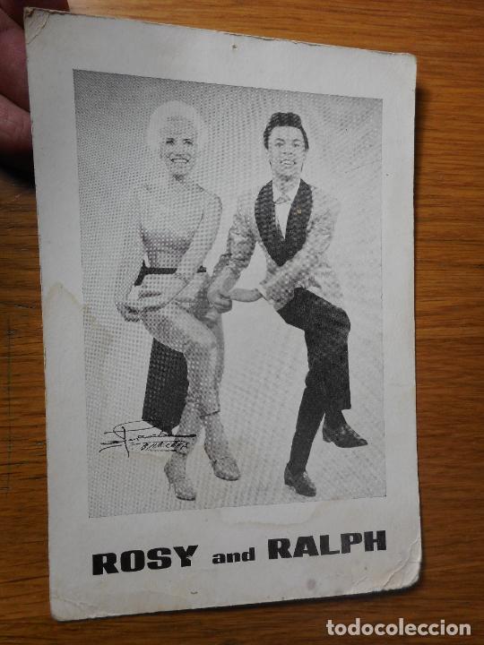 Postales: ANTIGUA TARJETA PUBLICITARIA DUO ROSY AND RALPH A&Ntilde;OS 50?