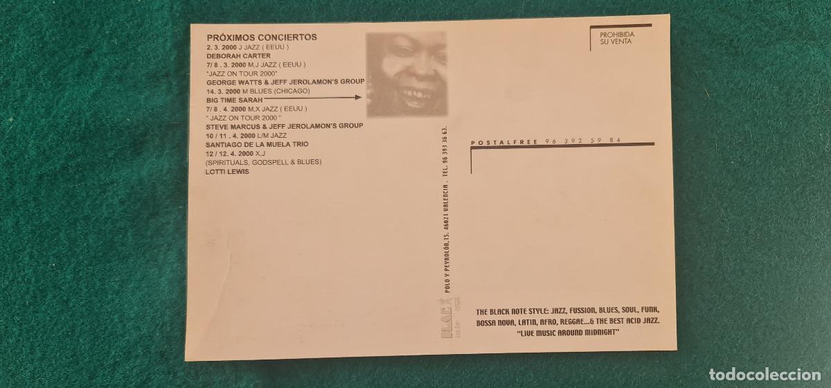 Postales: POSTAL PUBLICIDAD THE BLACK NOTE STYLE (VALENCIA) - Foto 2