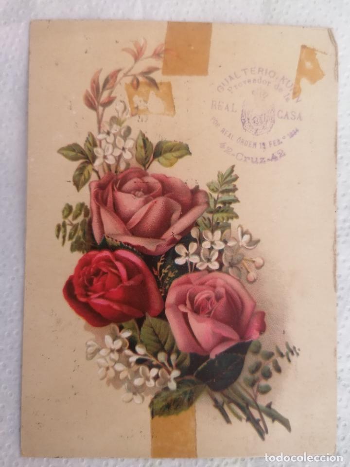 Postales: LAMINA PUBLICIDAD, GUALTERIO KUHN, NOTABLE EXPOSICION DE PLANTAS Y FLORES Y CORONAS