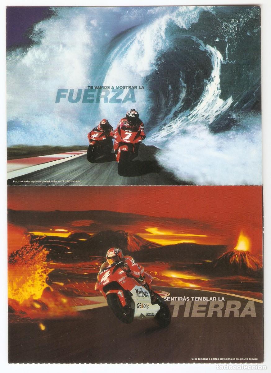 Cartoline: 4 POSTALES - COLECCI&Oacute;N COMPLETA - MOTOS - GRAN PREMIO MALBORO DE ESPA&Ntilde;A - VER FOTO ADICIONAL