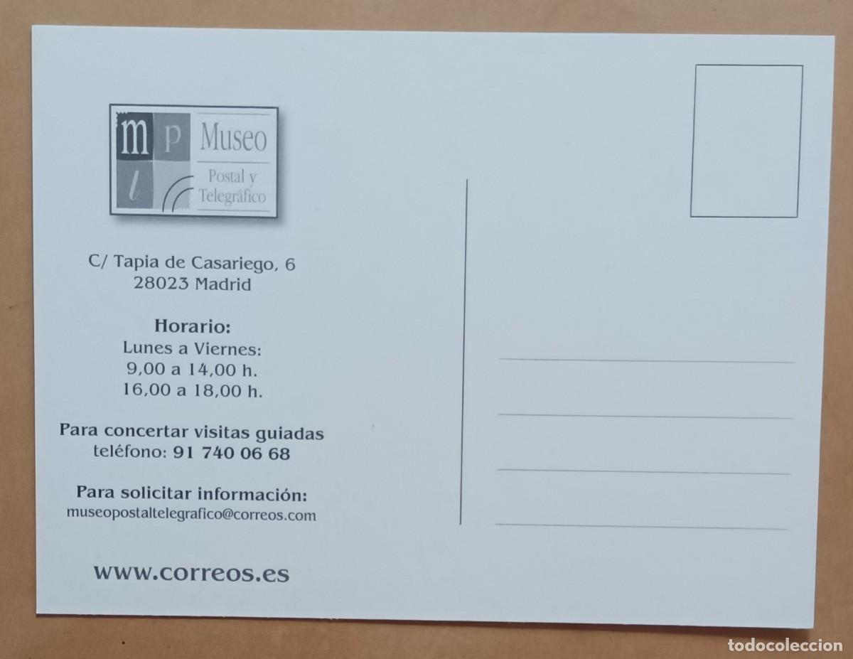 Postales: POSTAL - MUSEO POSTAL Y TELEGRAFICO - Foto 2