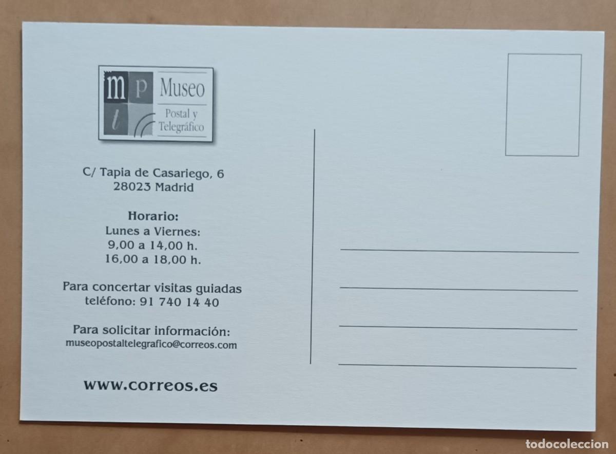 Postales: POSTAL - MUSEO POSTAL Y TELEGRAFICO - Foto 2