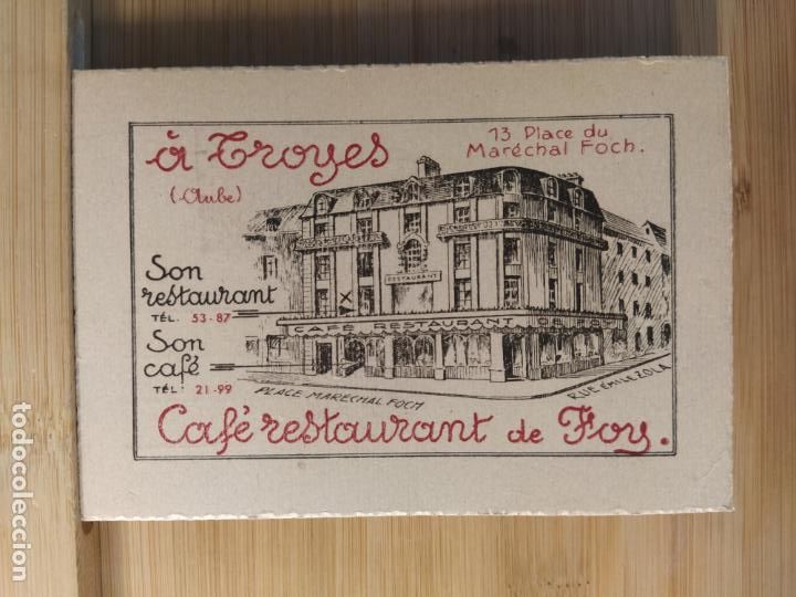 Postais: CAFE RESTAURANT DE FORS-PUBLICIDAD-POSTAL ANTIGUA-(104.506)