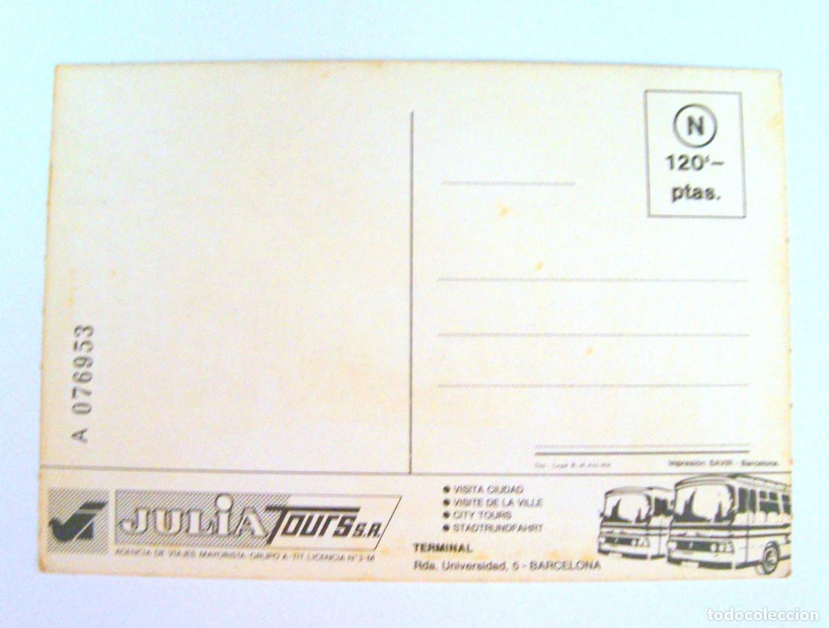 Postales: TARJETA POSTAL MUSEO DE CERA DE BARCELONA , SIN CIRCULAR - Foto 2