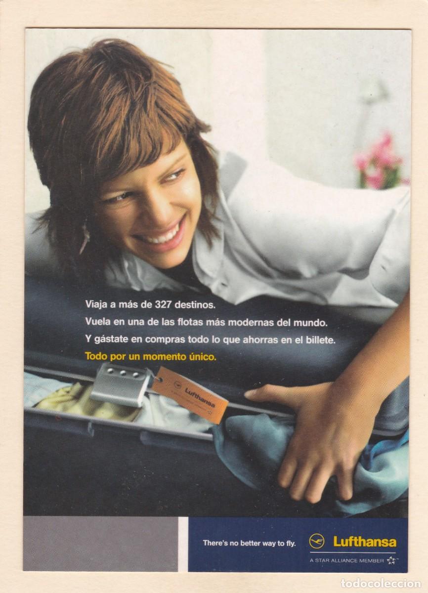 Postales: LUFTHANSA. AEROLINEAS. LINEAS AEREAS - PUBLICIDAD DE LA MARCA - Foto 1