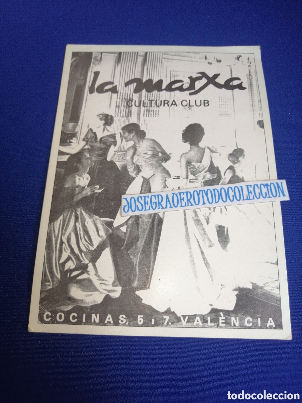 discoteca la marxa cultura club (valencia) - Acquista Cartoline  pubblicitarie antiche su todocoleccion