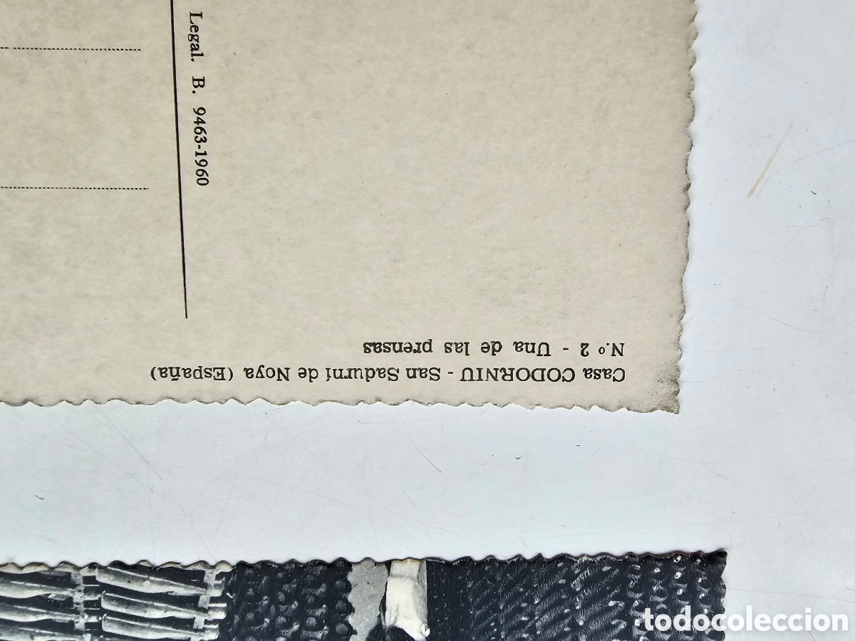 Postales: &Aacute;lbum de 10 postales de las Cavas Codorniu de 1960 - Foto 3