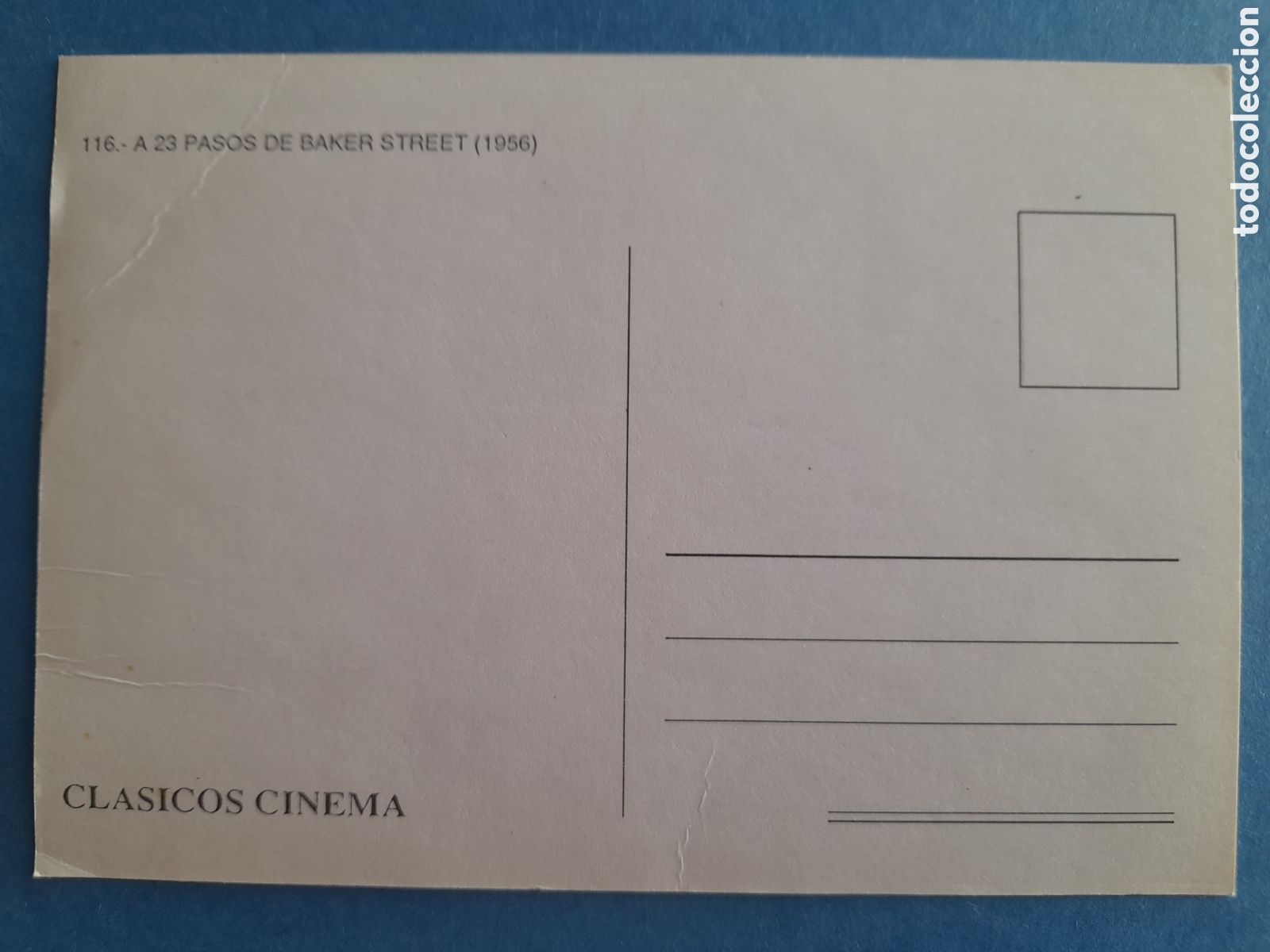 Postales: Postal cine A 23 pasos de Baker Street - Foto 2