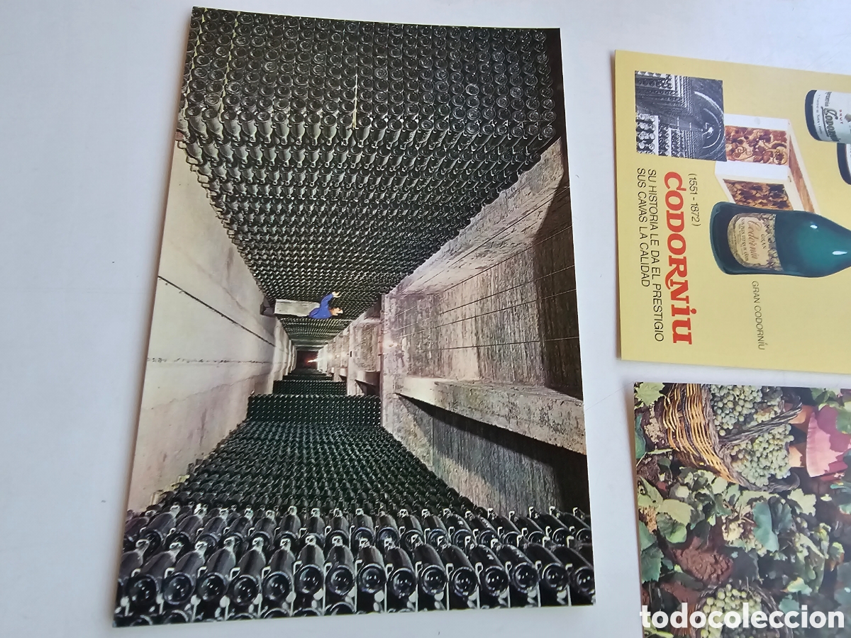 Postales: &Aacute;lbum de 6 postales de las Cavas Codorniu de 1971 - Foto 4