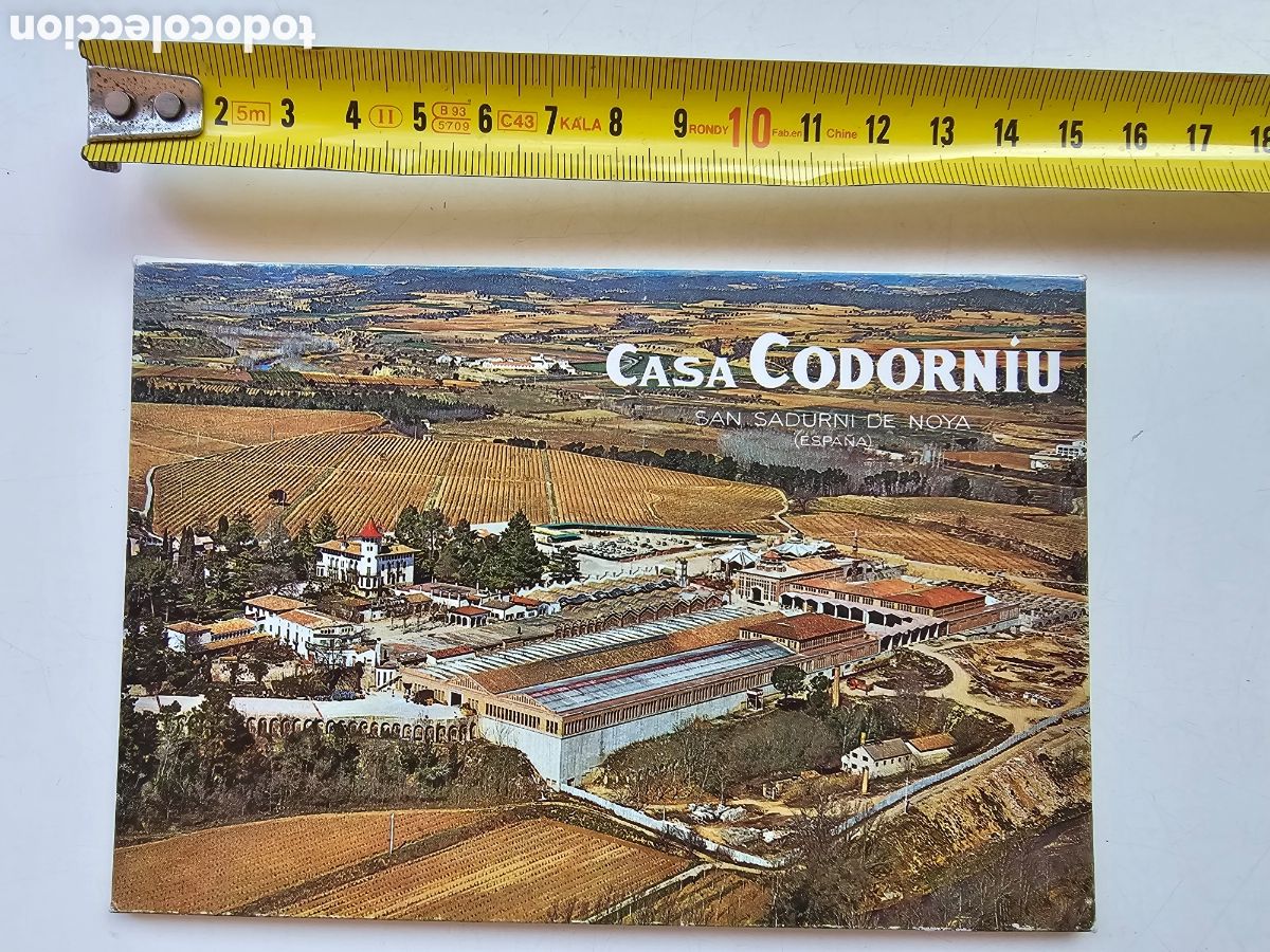 Postales: &Aacute;lbum de 6 postales de las Cavas Codorniu de 1971 - Foto 1