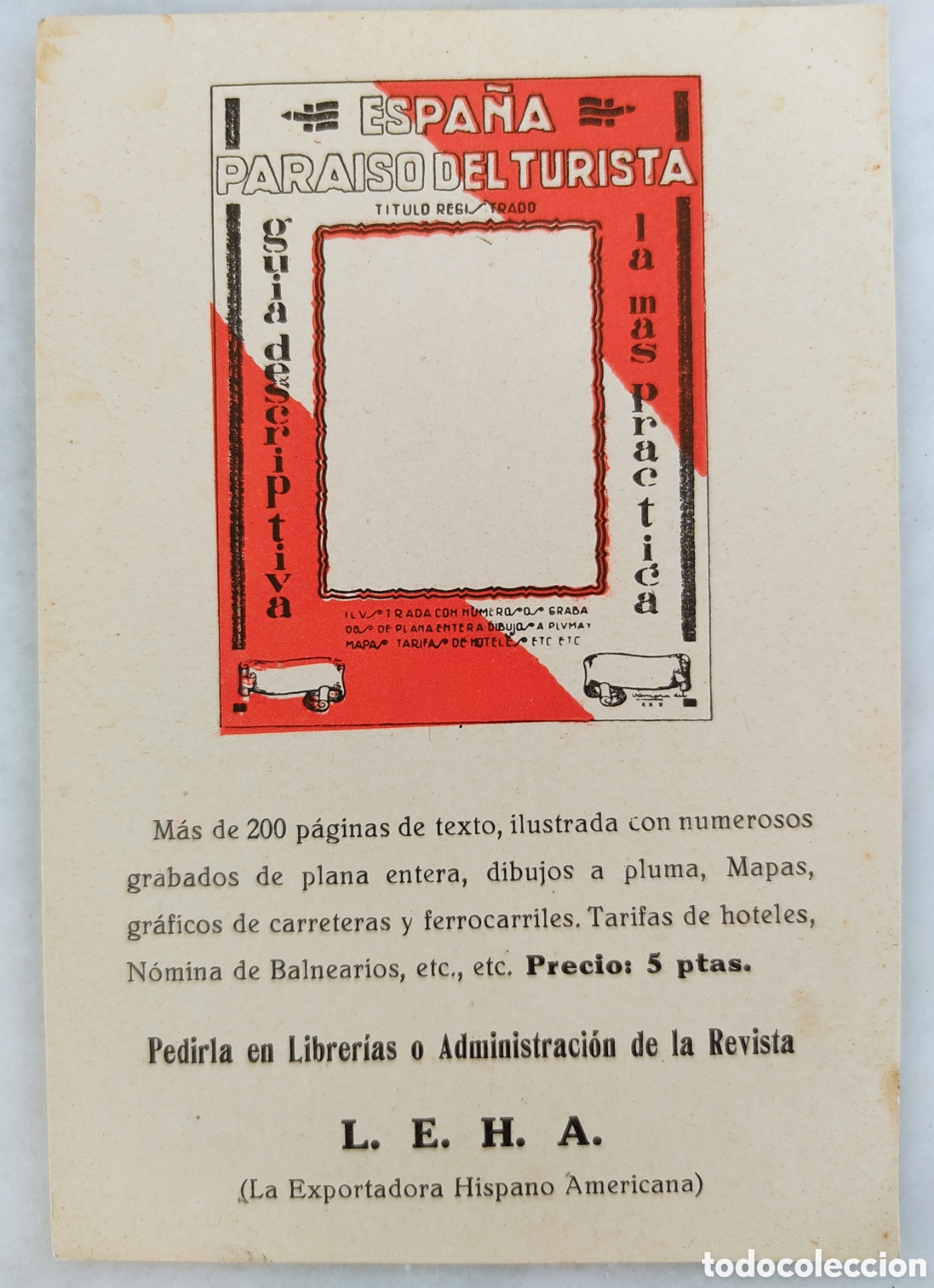 Postales: postal L.E.H.A la exportadora hispano americana - Foto 1