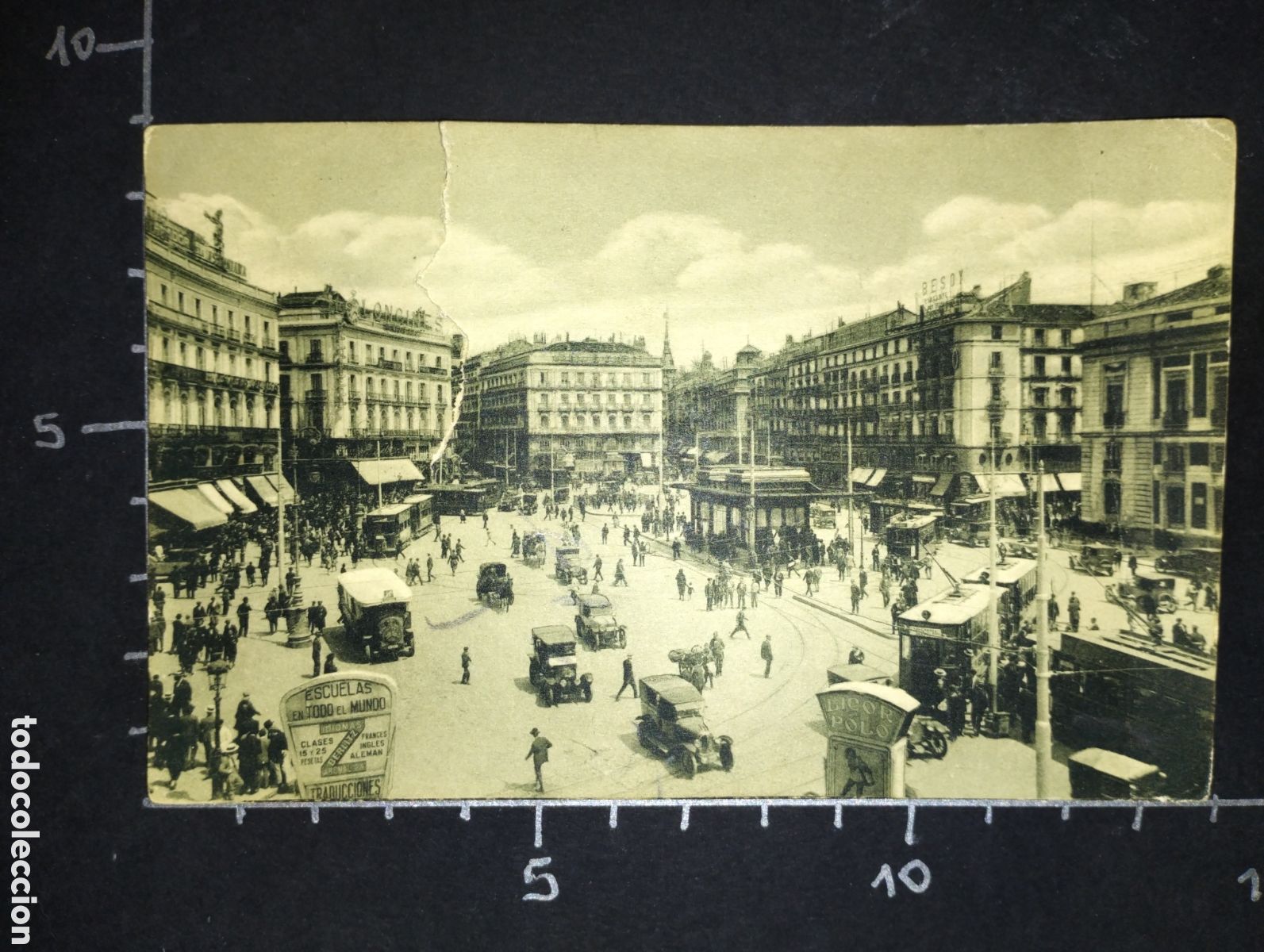 Postkarten: POSTAL. PUBLICITARIA - TARJETA ANUNCIADORA DE LAS FIESTAS DE LA CORU&Ntilde;A. 1927