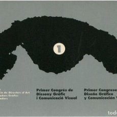 Postales: ADGFAD - PRIMER CONGRESO DE DISEÑO GRÁFICO Y COMUNICACIÓN VISUAL - BARCELONA-MALLORCA 1987