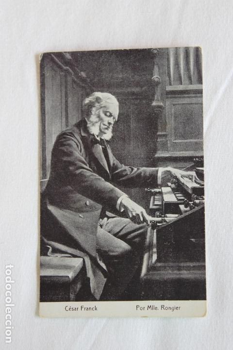 Cartoline: POSTAL CHOCOLATES AMATLLER MARCA LUNA THOMAS CESAR FRANCK POR MILLE RONGIER