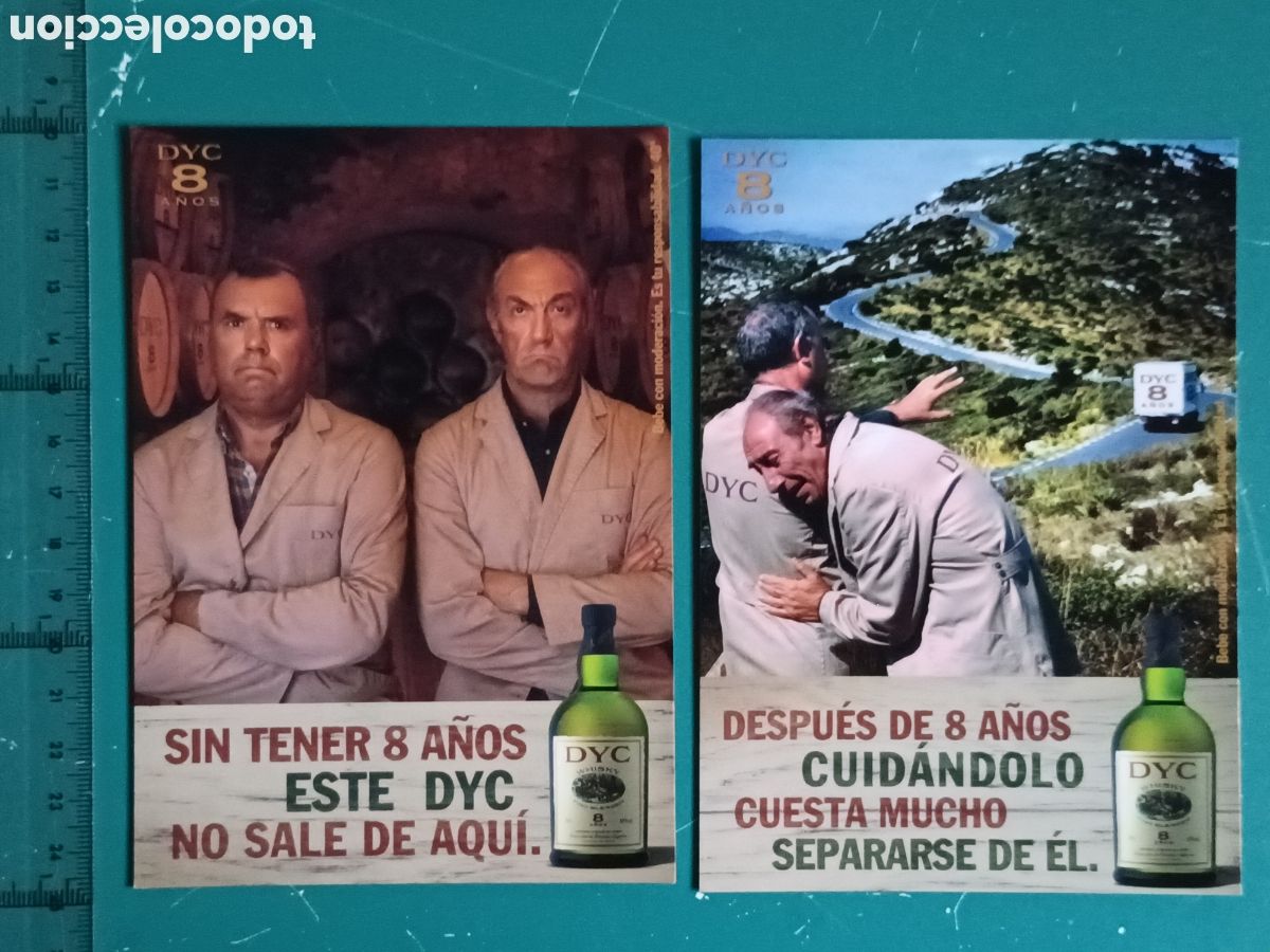 Cartes Postales: Postales whisky DYC 8 a&ntilde;os. Postalfree