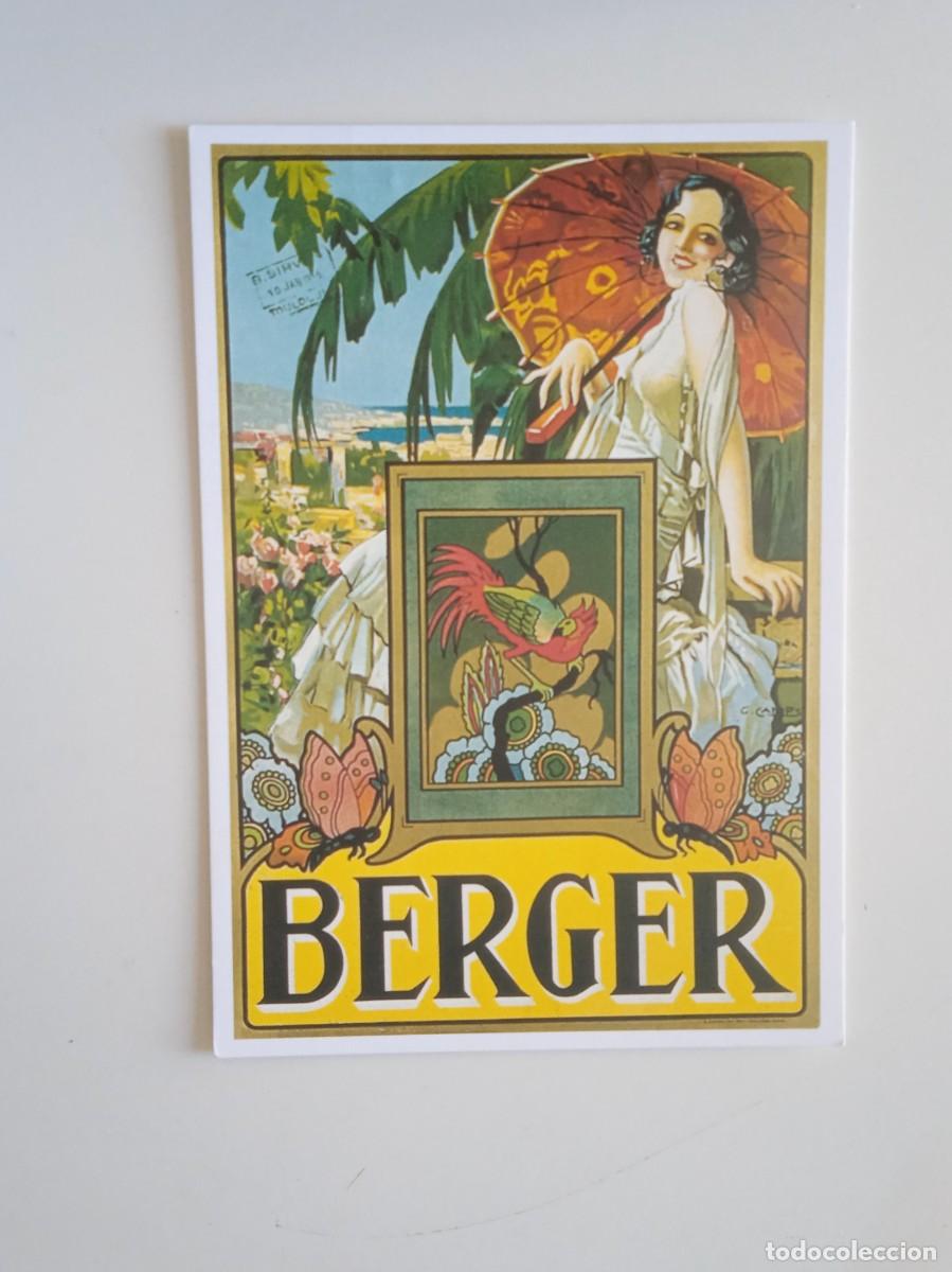 Postales: TARJETA POSTAL PUBLICIDAD Berger - Foto 1