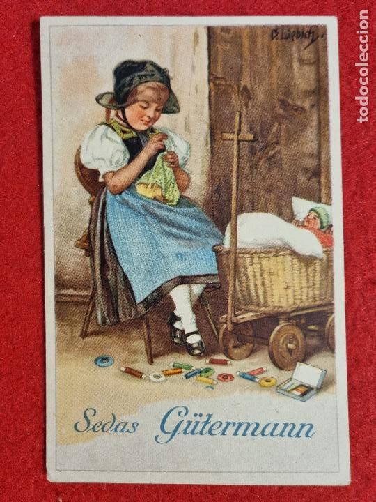 Cartes Postales: POSTAL PUBLICIDAD SEDAS GUTERMANN ORIGINAL P1401